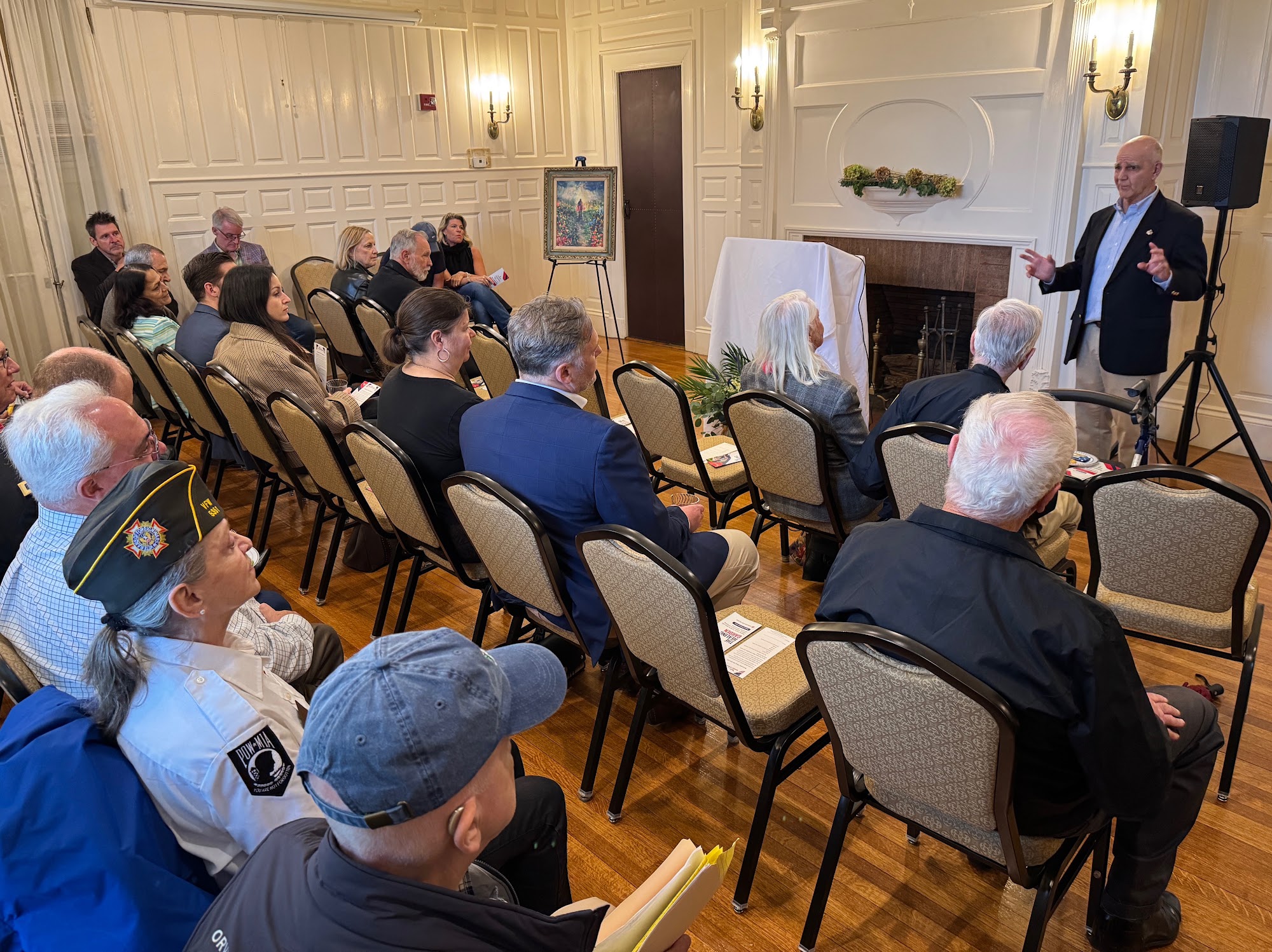 Guests at the October 4 Healing Garden celebration program